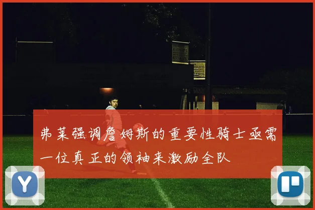 弗莱强调詹姆斯的重要性骑士亟需一位真正的领袖来激励全队